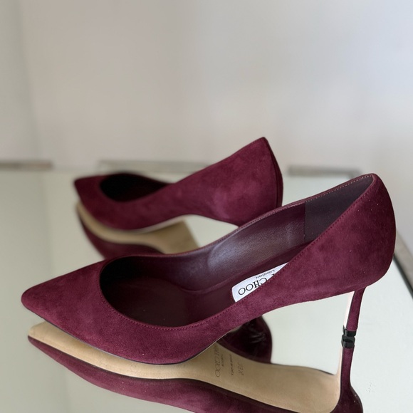 New JIMMY CHOO Romy 60 suede pumps $795 39.5 - Picture 9 of 10